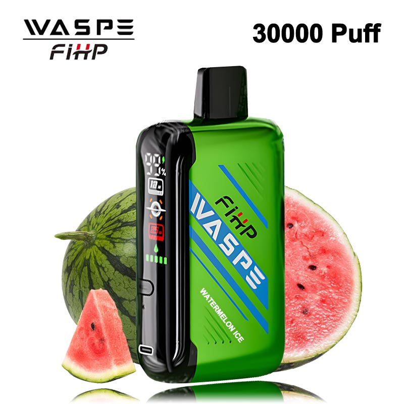 Waspe Fihp 30000 Puffs 16 Flavors Disposable Digital Vape