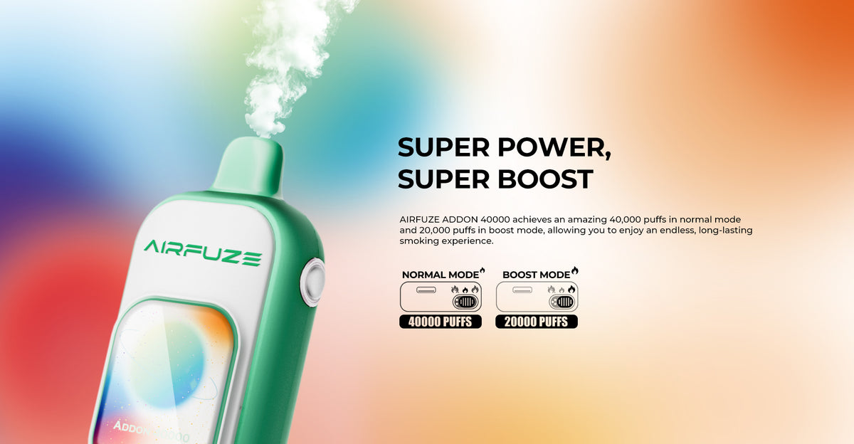 Airfuze Addon 40000 Puffs Disposable Vape Wholesale