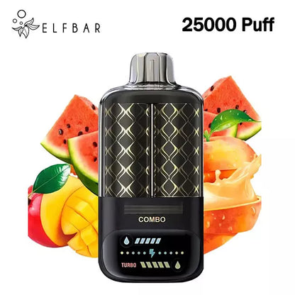 Elf Bar Combo 25000 Puffs 25k Disposable Vape 2 Pods