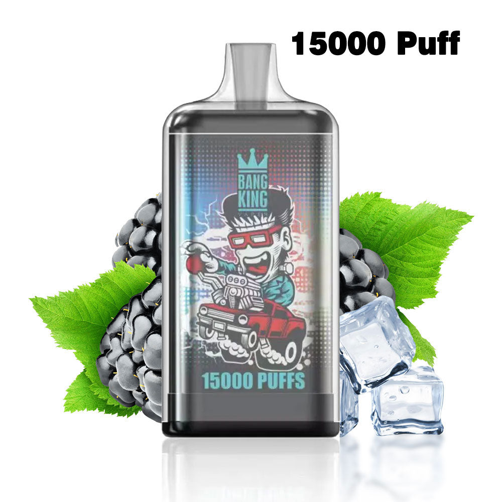 BANG KING Original 15k puffs 15000 vape 0% 2% 5%  free shipping France Germany-550mAh Battery, 25ml E-liquid, Multiple Nicotine 20 Flavors