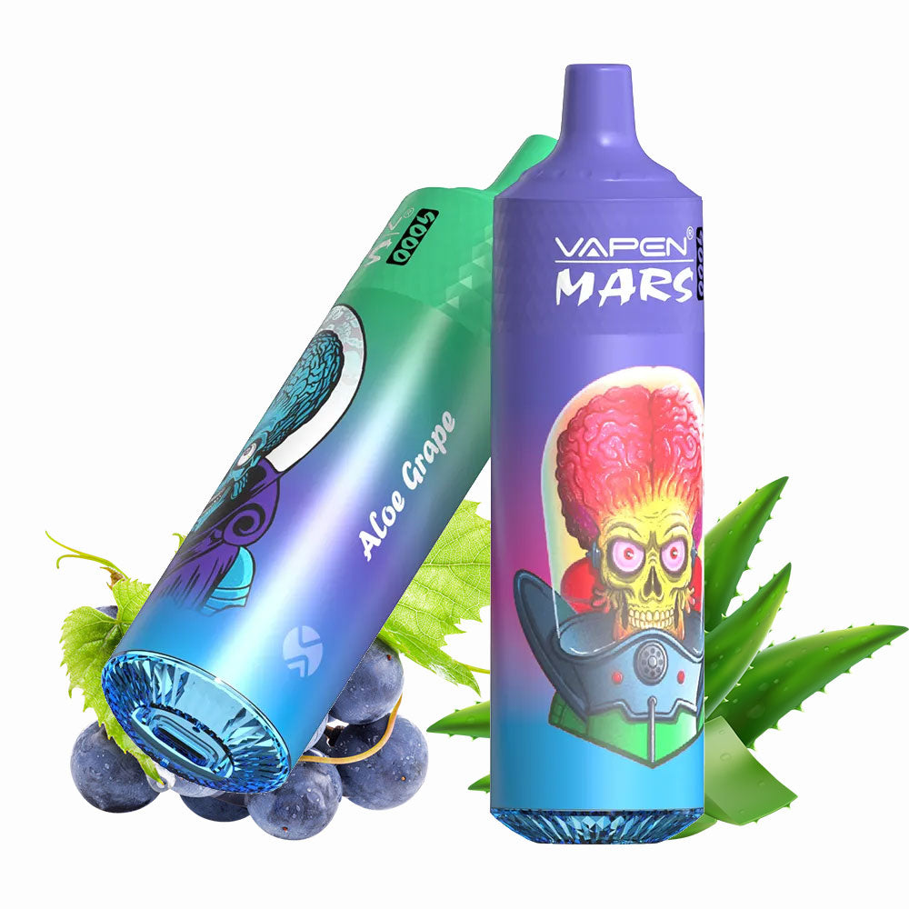 Vapen Mars 9000 puffs 9k bar disposable vaperechargeable popular in France