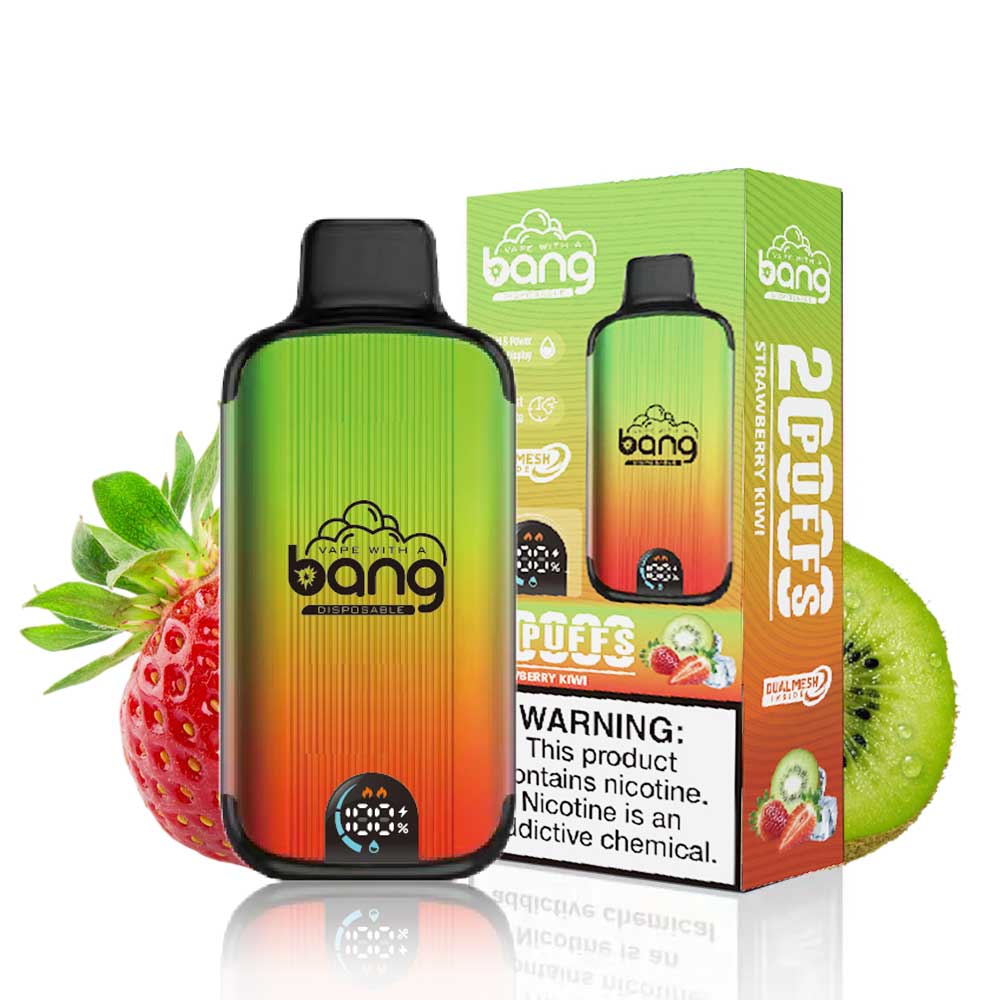 Bang 20000 Puffs Vape 20K Disposable Vape Pen E Cigarette Prefilled(0% to 5% Nicotine) 25ml 650mAh Battery 12 Flavors