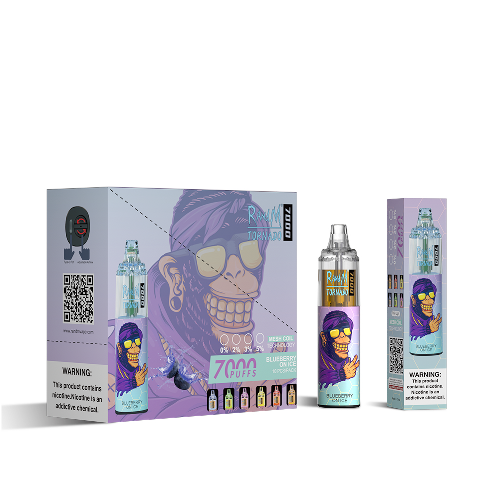 RAndM Tornado 7000 Puffs Disposable Vape Pack Of 10
