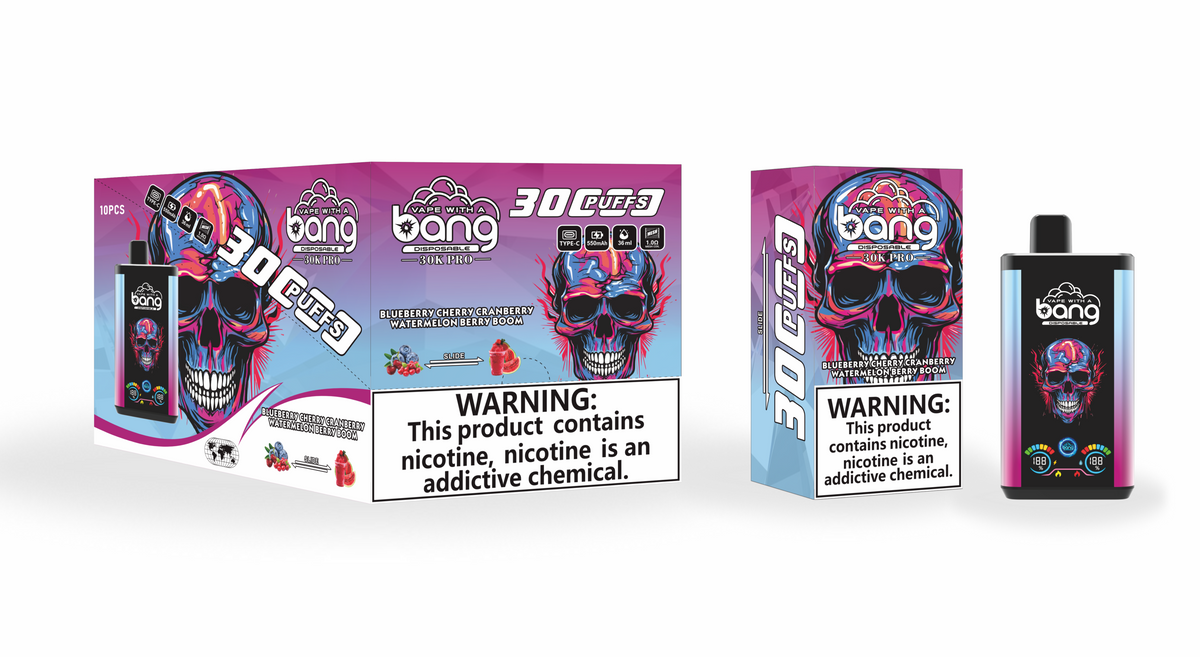 Bang 30000 PRO 30k puffs Disposable Vape 850mah  16 Flavors