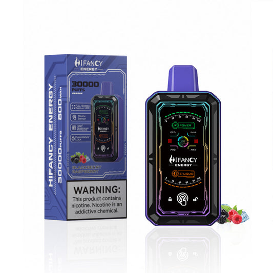 HIFANCY ENERGY 30000 Puffs Disposable Vape Wholesale 34ml E-liquid 2%/3%/5% Nicotine 800mah Battery