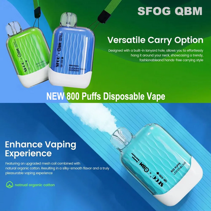 SFOG QB030 800 Puffs Disposable Vape Wholesale