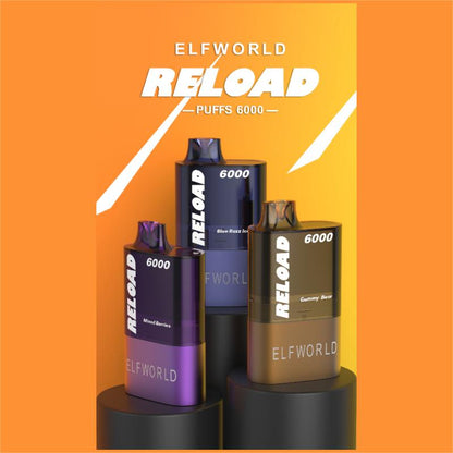 ELFWORLD Reload 6000 Puffs Disposable Vape Wholesale