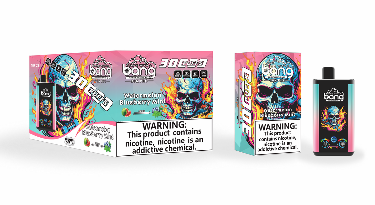 Bang 30000 PRO 30k puffs Disposable Vape 850mah  16 Flavors