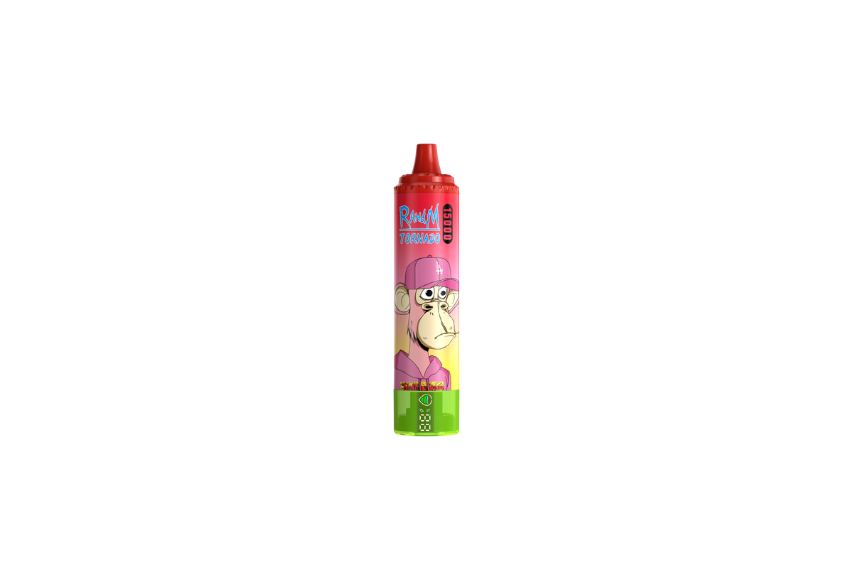 RahdM Tornado  Disposable e-cig 15000 puffs 20mg Nicotine Big puff vape rechargeable battery