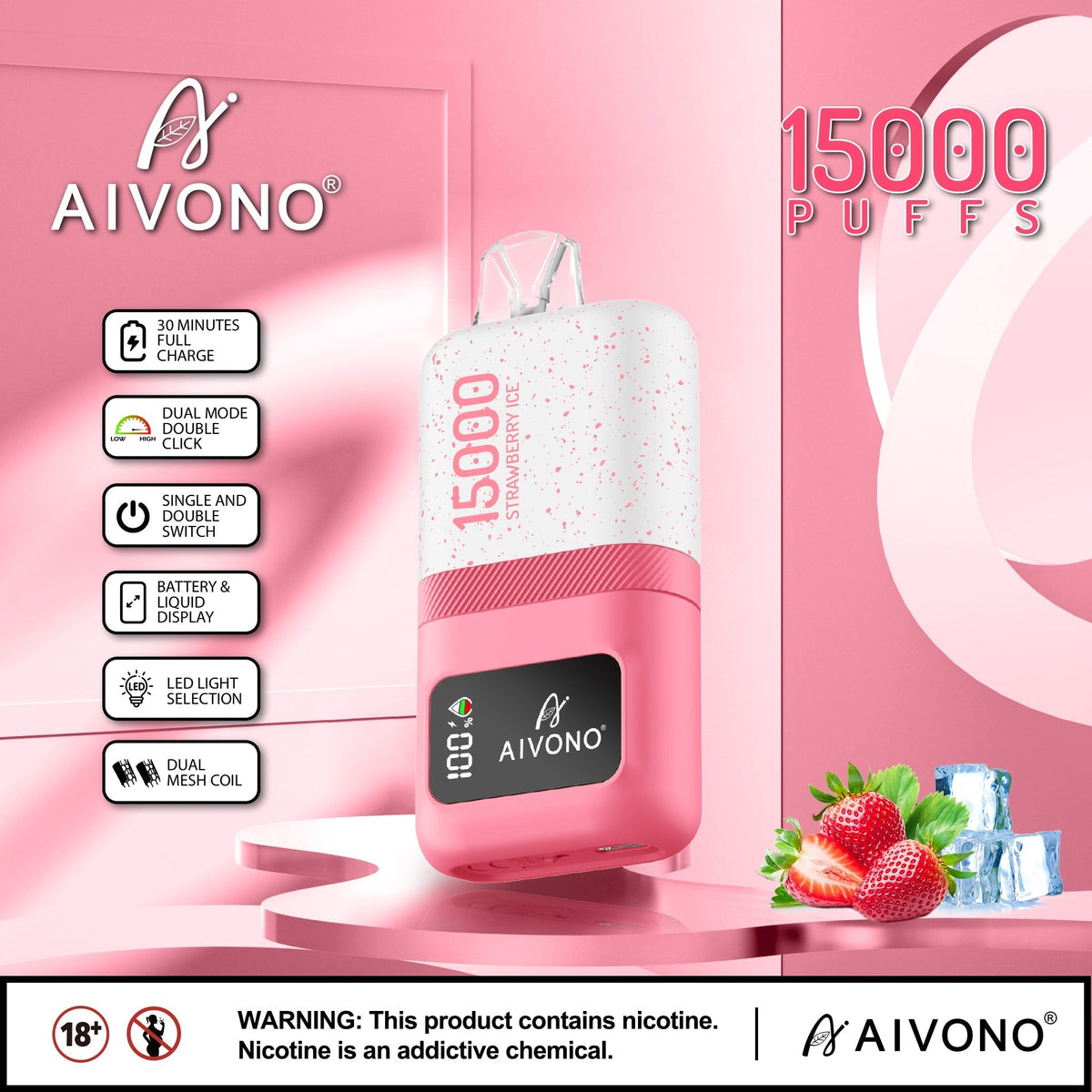 AIVONO MAGIC 15000 Puffs Disposable Vape Wholesale