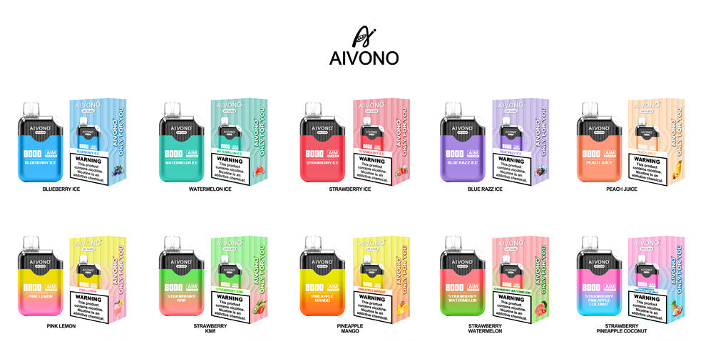 AIVONO AIM CLEAR 8000 Puffs Disposable Vape Wholesale