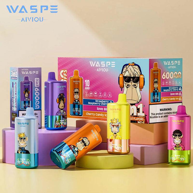 WASPE 3in1 60000 Puffs Disposable Vape Wholesale