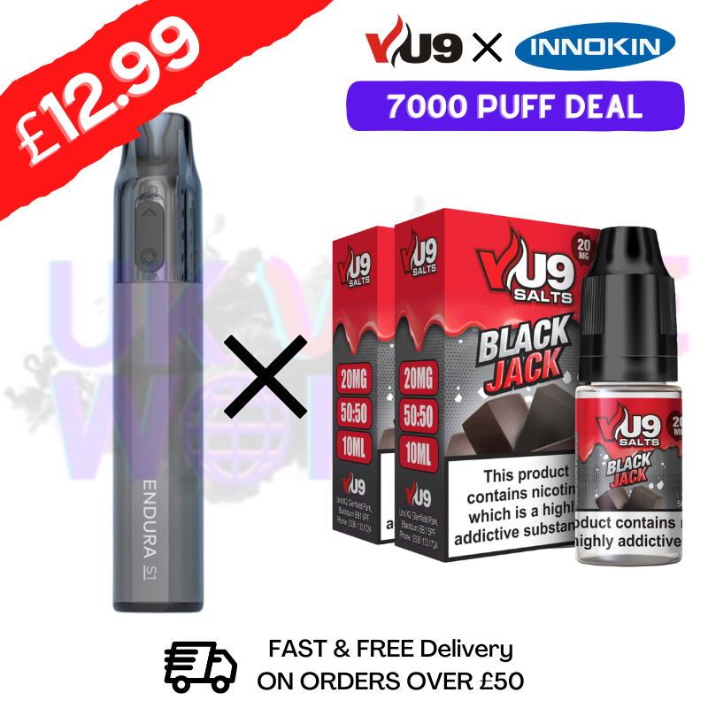 VU9 SALT x 7000puff Disposable Vape Kit Bundle