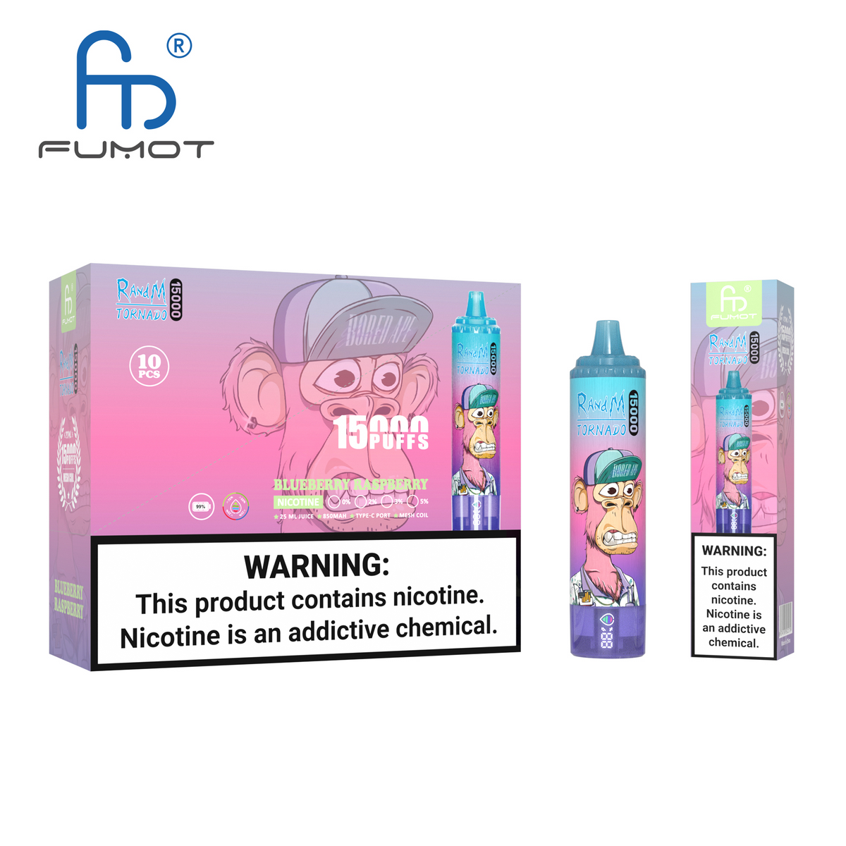 RandM FUMOT 15000 Puffs Disposable Vape Wholesale