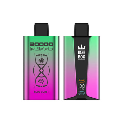 Bangbox 30000puff vape,LED Display capcity Batterya ,35ML 850MAH ,12 Flavor Display