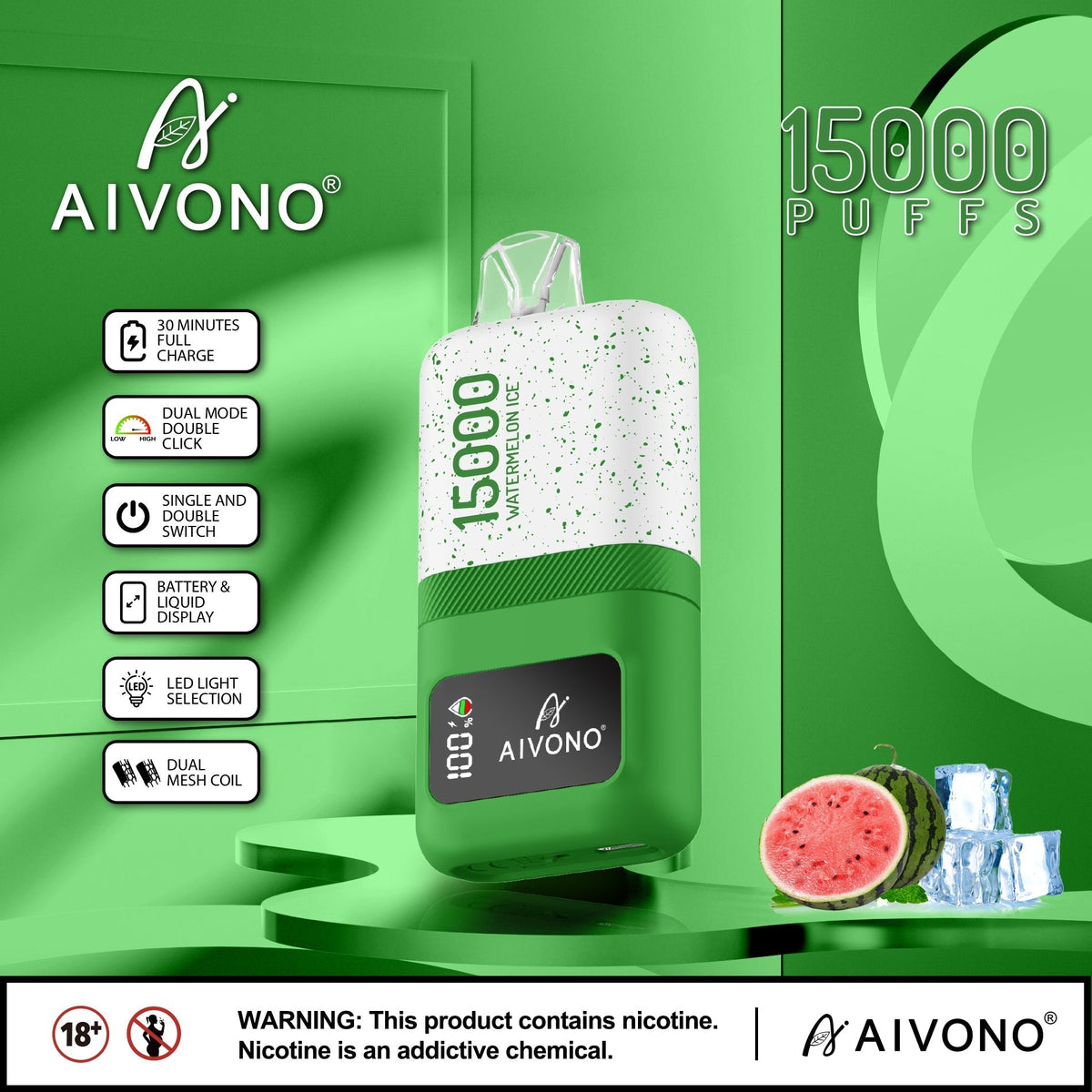 AIVONO MAGIC 15000 Puffs Disposable Vape Wholesale