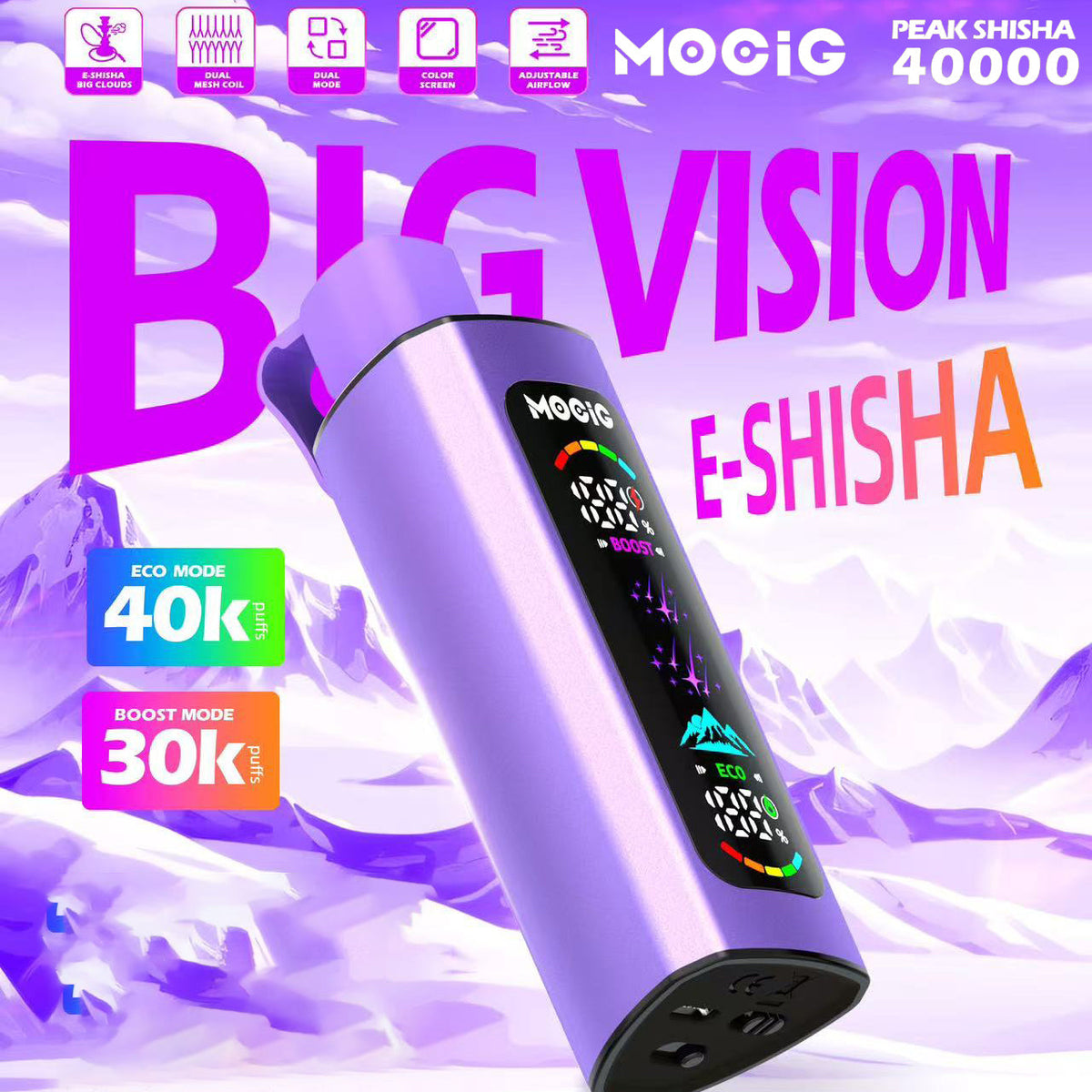 MOCIG PEAK SHIASHA 40000 Puffs Disposable Vape Wholesale