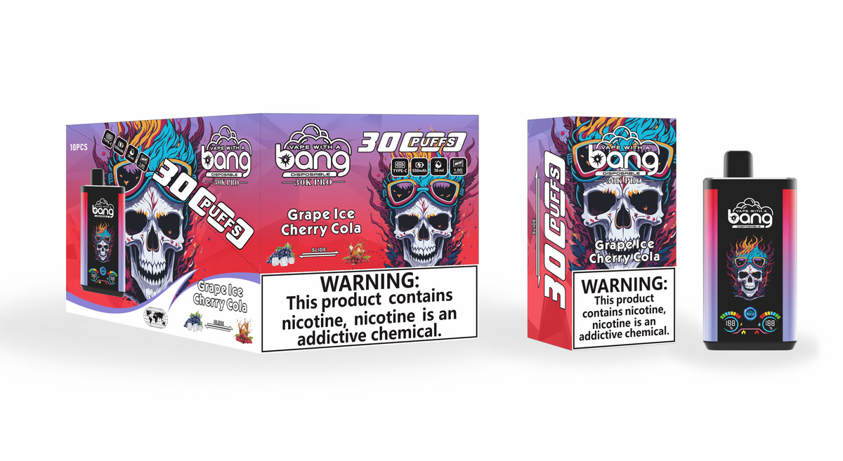 Bang 30000 PRO 30k puffs Disposable Vape 850mah  16 Flavors