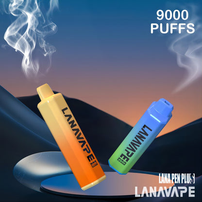 LANA PEN 9000 PLUS Disposable Vape Wholesale-600mAh battery, 12ml E-liquid, Multiple Nicotine 18 Flavors
