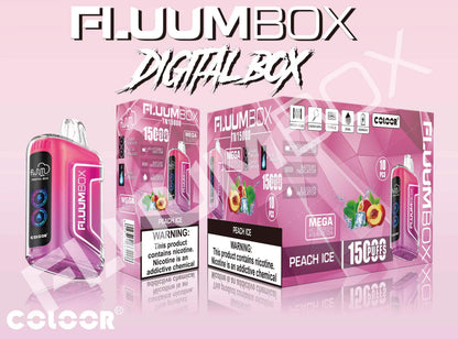 FLUUM BOX 15000 Puffs Disposable Vape Wholesale-650mAh battery, 25ml E-liquid, Multiple Nicotine 12 Flavors