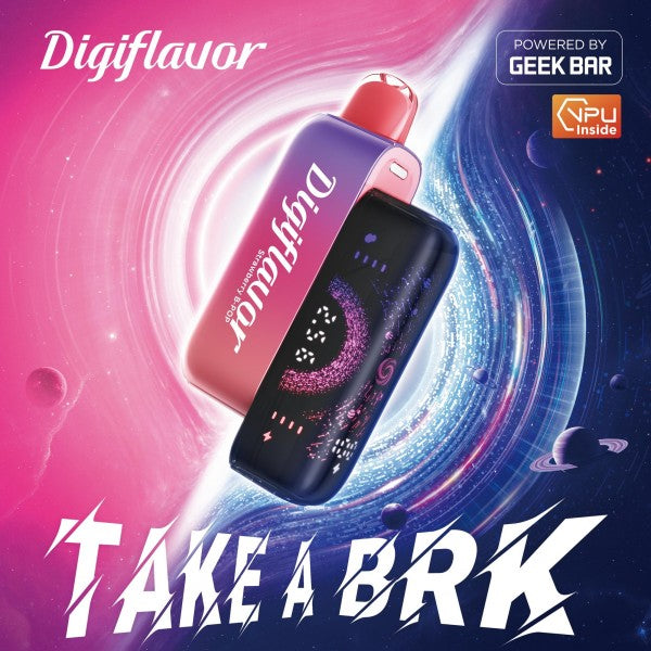 Digiflavor BRK 20k Puff Pod System by Geek Bar (Battery sold separately)***