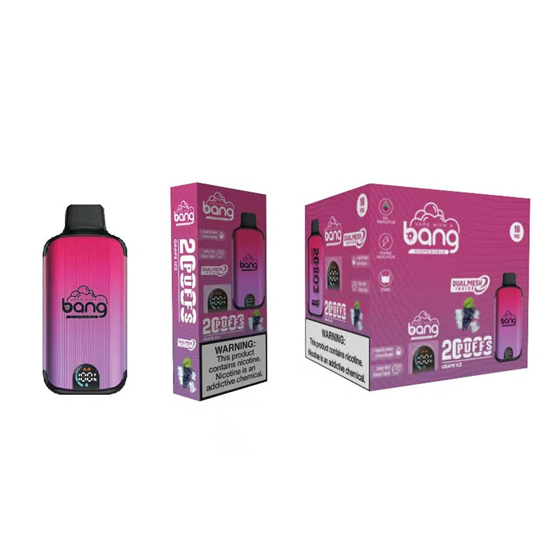 Bang 20000 Puffs 20K Smart Screen Vape Cigarette électronique jetable Wholesale