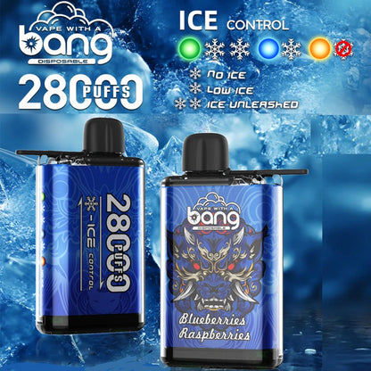 EU Warehouse Online Vape 28K Bang 28000 Puffs Adjustable Ice