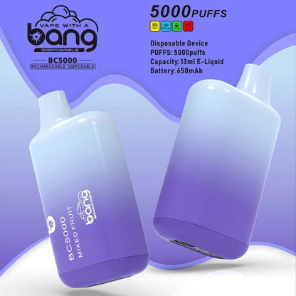 Bang BC 5000 Puffs 5K Vape Cigarette électronique jetable Wholesale