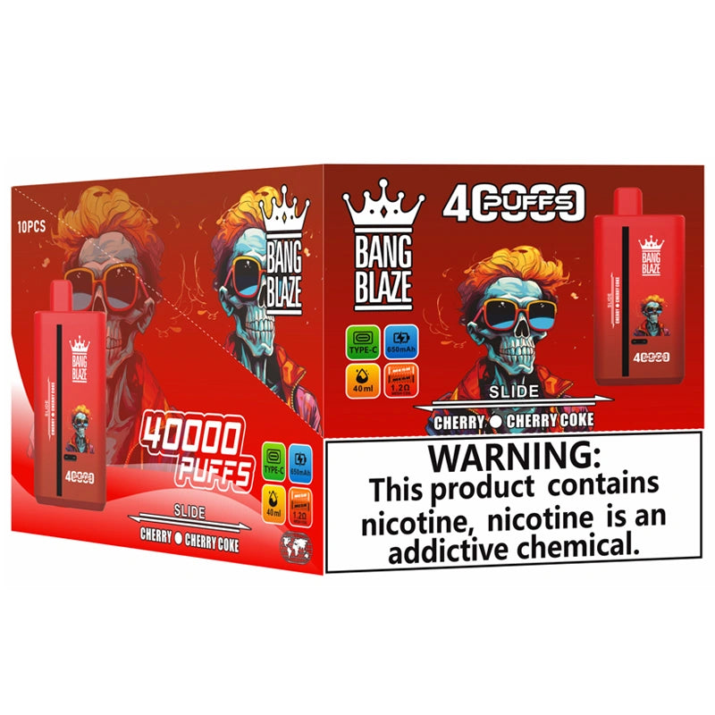 Bang Blaze 40000 Puffs 40K Dual Flavors Vape jetable Wholesale