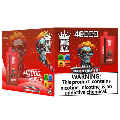 Bang Blaze 40000 Puffs 40K Dual Flavors Vape jetable Wholesale