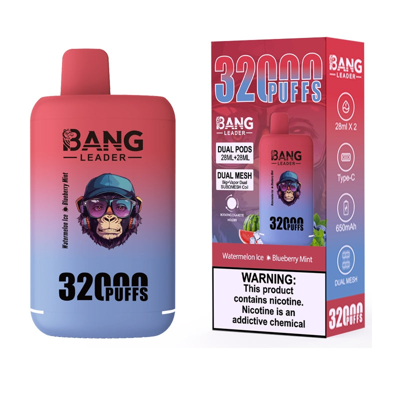 Bang Leader 32000 Puffs 32K Dual Flavors Disposable Vape Wholesale