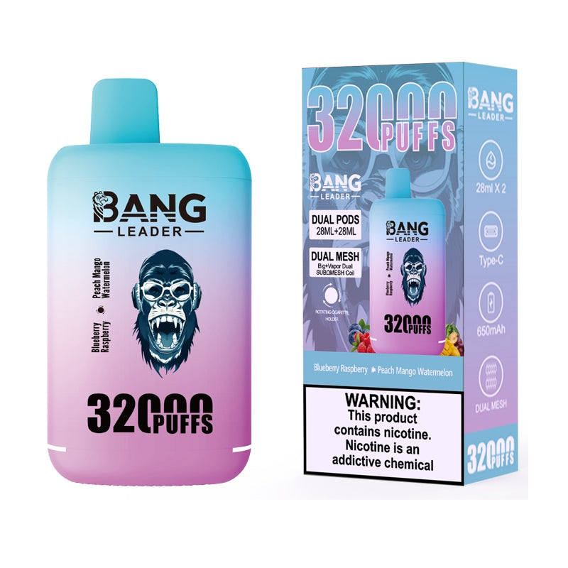 Bang Leader 32000 Puffs 32K Dual Flavors Disposable Vape Wholesale