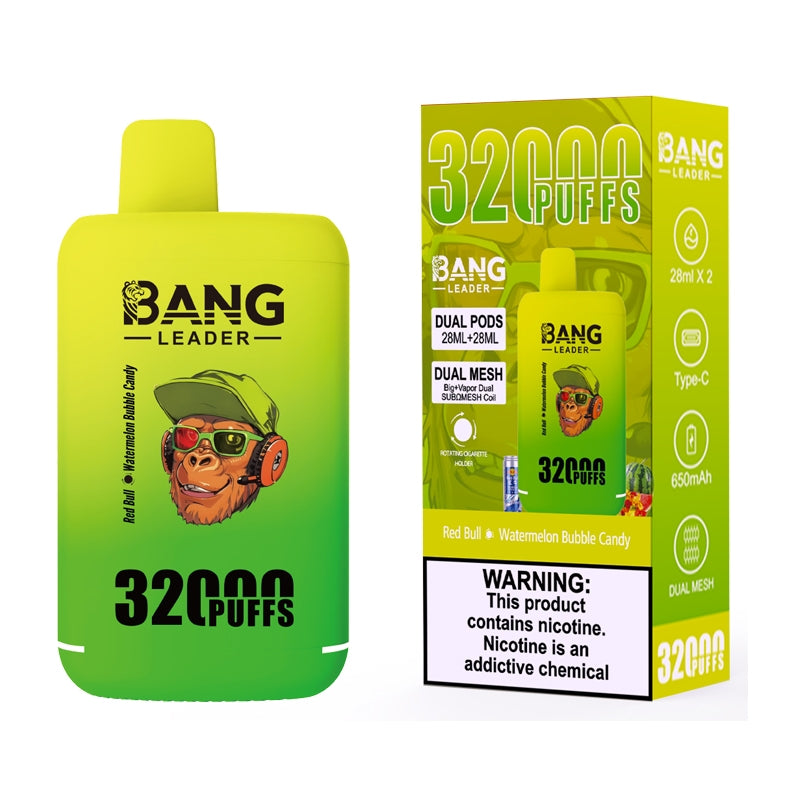 Bang Leader 32000 Puffs 32K Dual Flavors Disposable Vape Wholesale