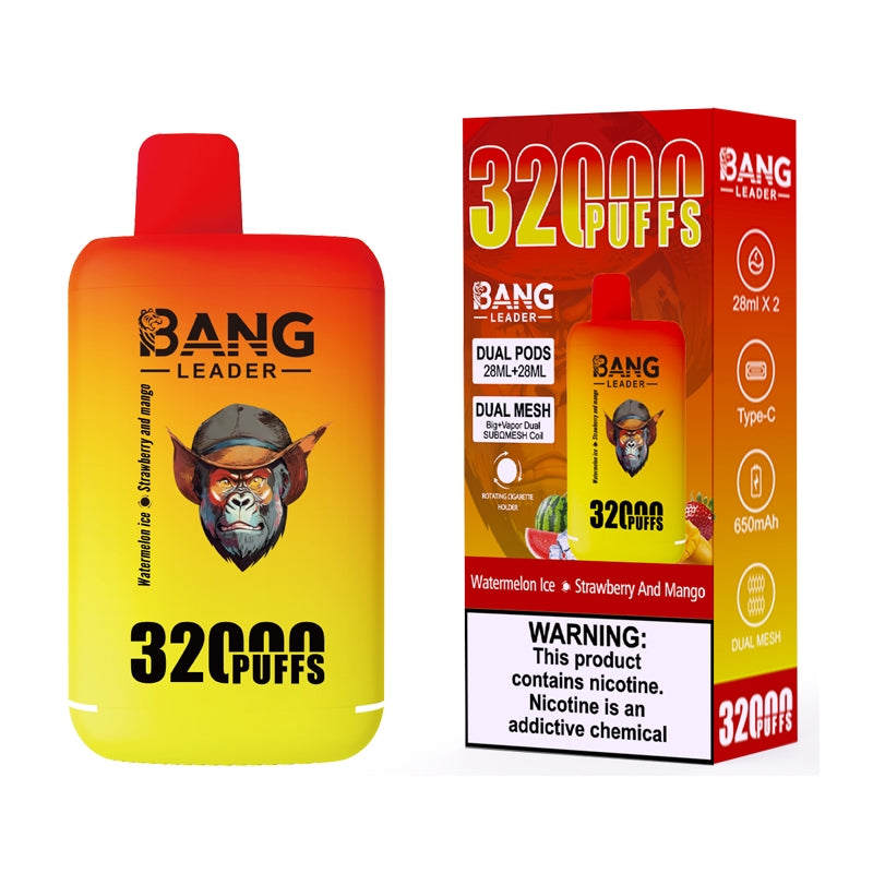 Bang Leader 32000 Puffs 32K Dual Flavors Disposable Vape Wholesale
