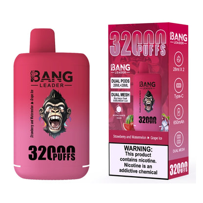 Bang Leader 32000 Puffs 32K Dual Flavors Disposable Vape Wholesale