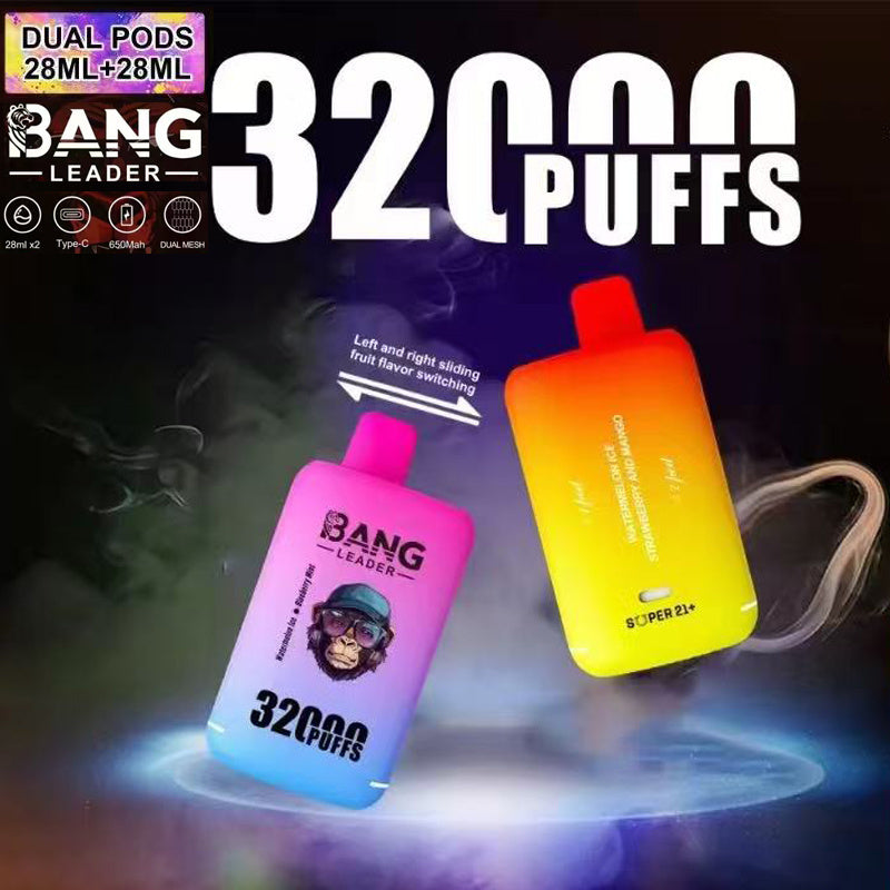 Bang Leader 32000 Puffs 32K Dual Flavors Disposable Vape Wholesale