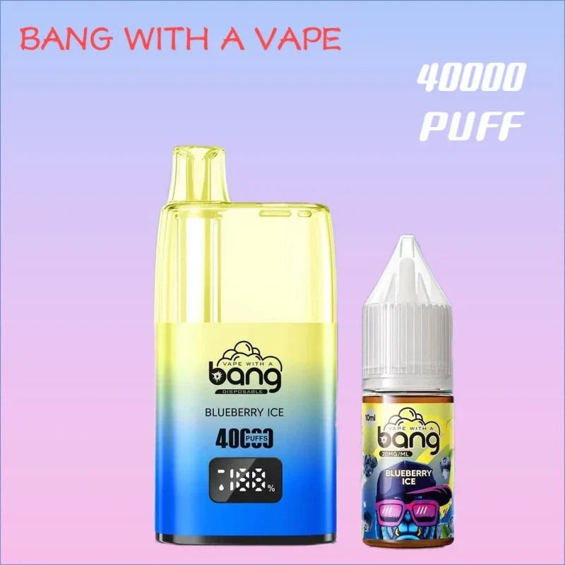 Bang With A Vape 40000 Smart Disposable Bulk Price Top Sale-650mAh, 20ml E-liquid, Multiple Nicotine 11 Flavors