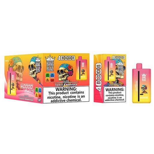 Bang Blaze 40000 Dual Flavors Disposable Vape - 40ml E-Liquid, 650mAh Battery 12 Flavors