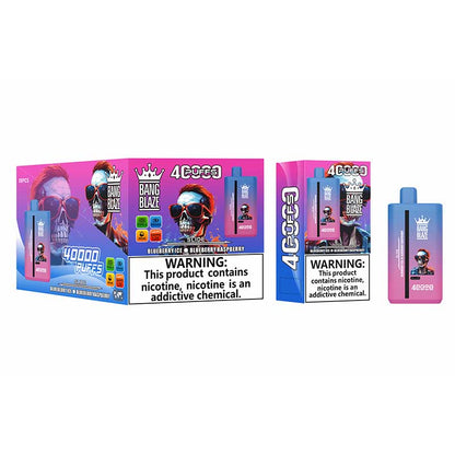 Bang Blaze 40000 Dual Flavors Disposable Vape - 40ml E-Liquid, 650mAh Battery 12 Flavors