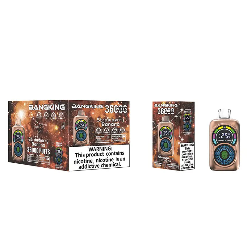 Bang King 36000 Puffs Disposable Vape - 30ml E-Liquid, 650mAh Battery 12 Flavors