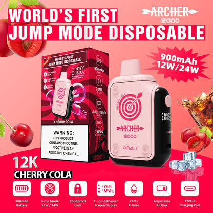 VAPMOD ARCHER 12000 Puffs Disposable Vape Wholesale