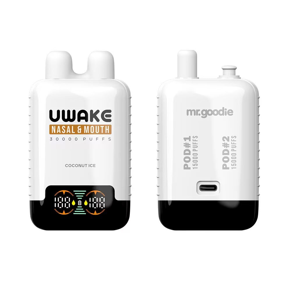 Vap Mod Uwake 30000 Puffs 30K Nasal and MouthDisposable Vape 23ml 12 Flavors