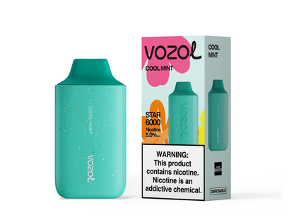 Vozol Star 6,000 puffs 500mAh battery 17 Flavors