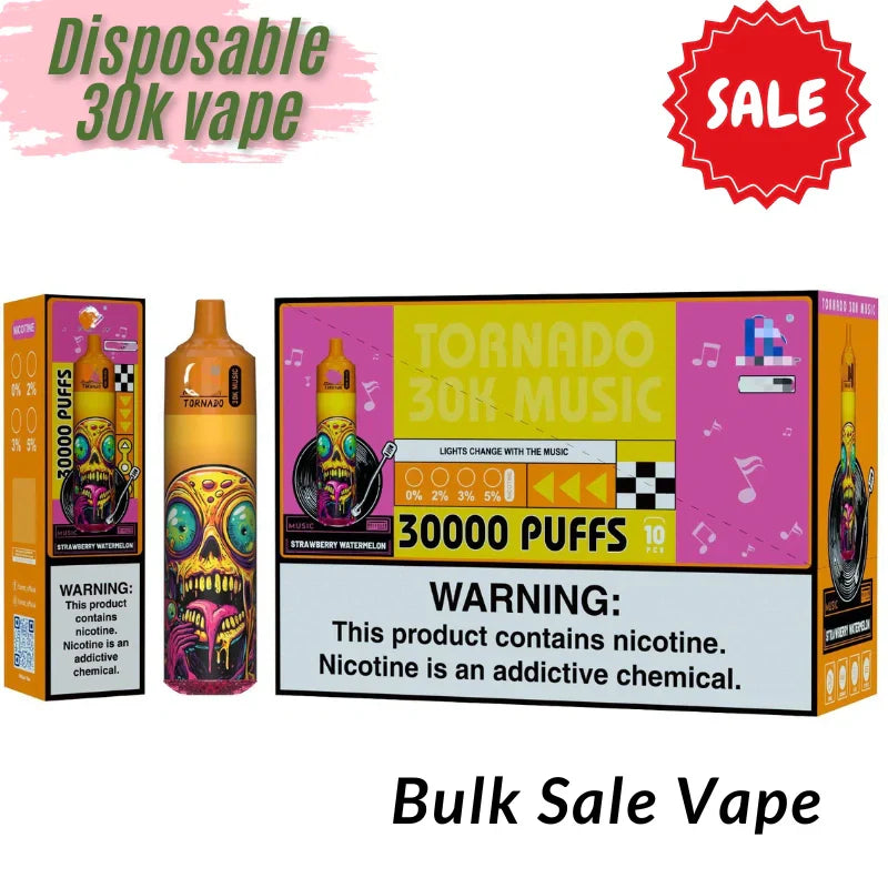 Music Tornado 30000 Wholesale Discount Sale Vape