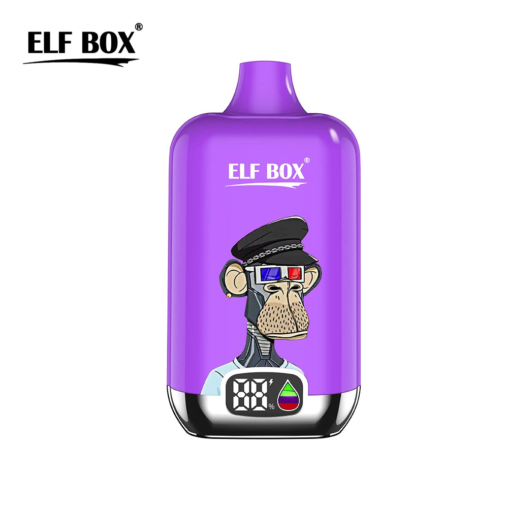 ELF BOX 12000 Puffs 12K Digital Disposable Vape Smart Screen EU Warehouse Wholesale