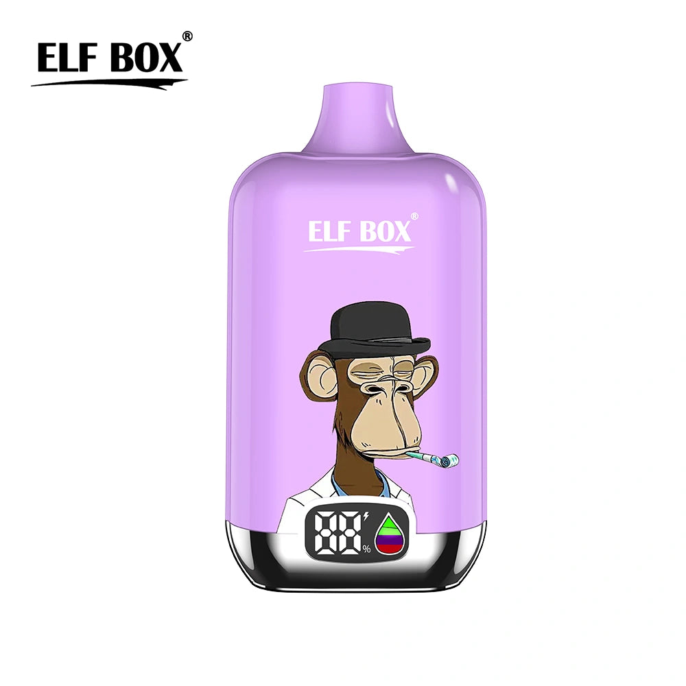 ELF BOX 12000 Puffs 12K Digital Disposable Vape Smart Screen EU Warehouse Wholesale