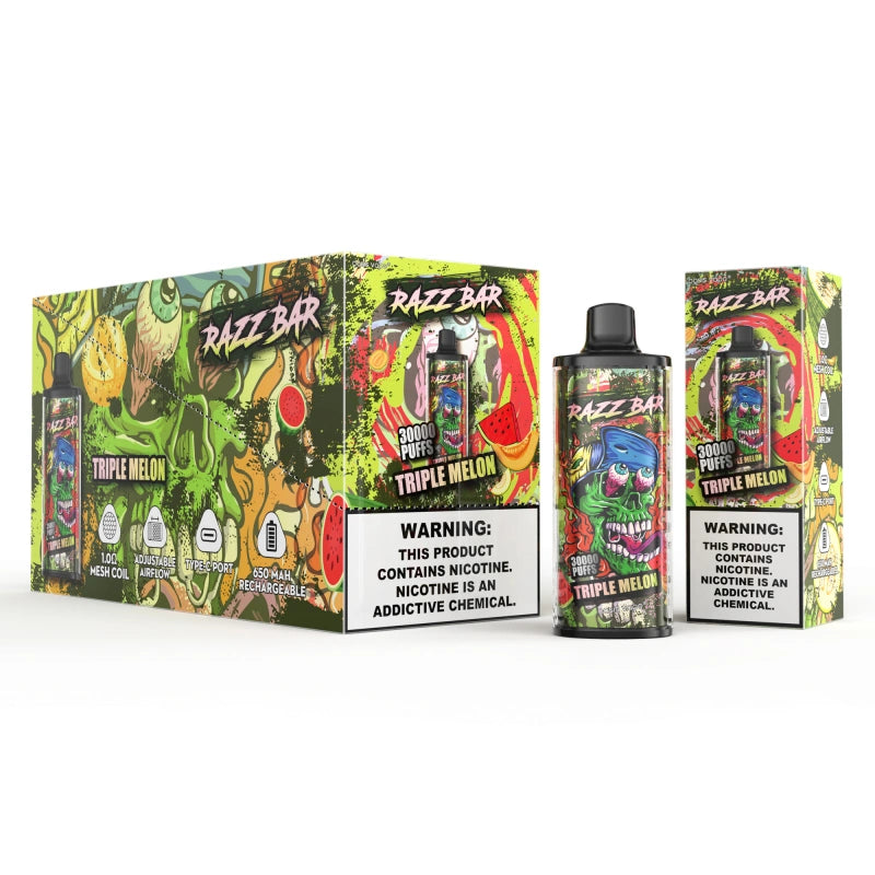 Razz Bar 30000 Puffs 30K Cigarette électronique jetable Wholesale EU Warehouse