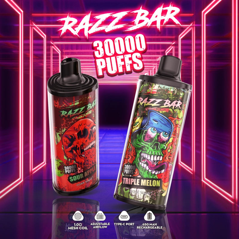 Razz Bar 30000 Puffs 30K Cigarette électronique jetable Wholesale EU Warehouse