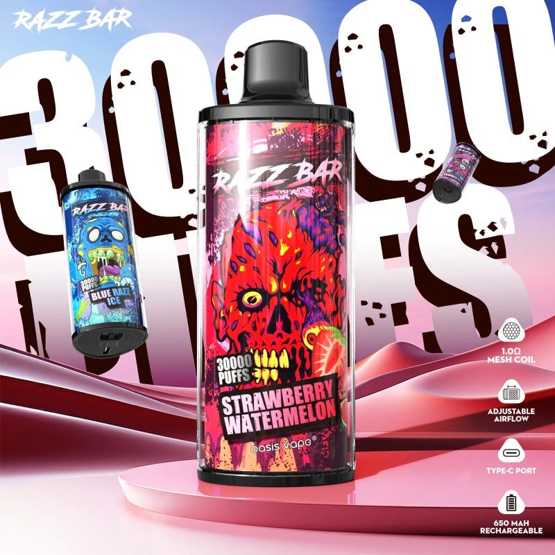 Razz Bar 30000 Puffs 30K Cigarette électronique jetable Wholesale EU Warehouse