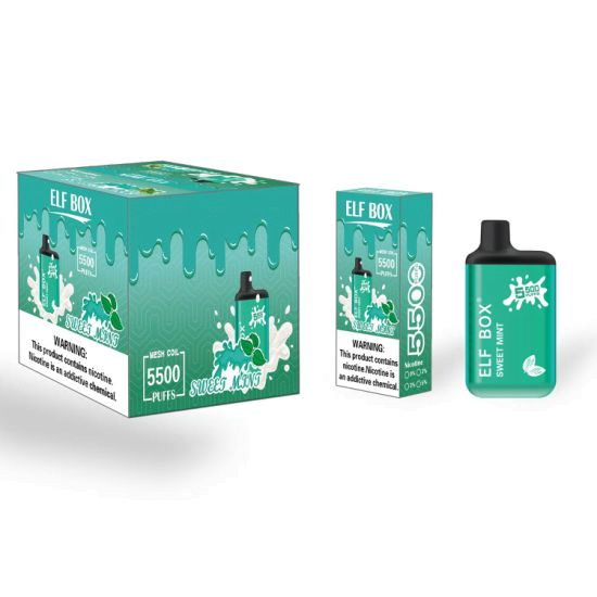ELF BOX 5500 Disposable Vape 5500 Puffs Authentic E Cigarette Pen